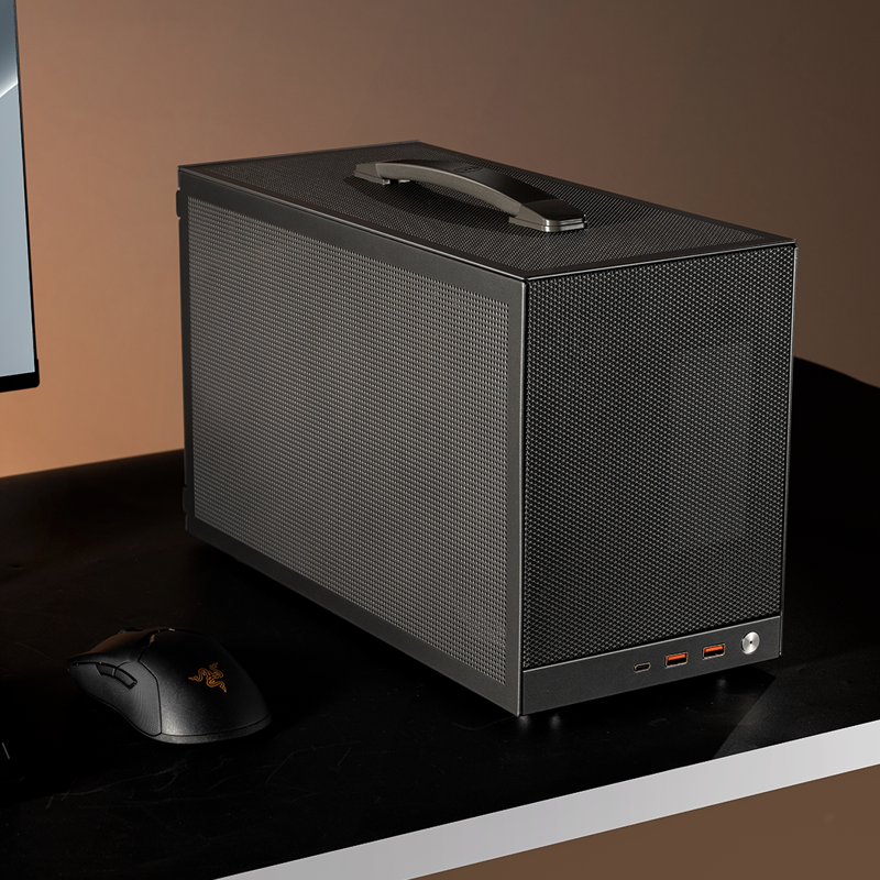 Корпус без блока питания/ Case PCCooler K101 MESH GY 3F, Mini-Tower, Mesh, 3x120mm, 2xUSB-A 3.0 + 1xUSB-C 3.1, SFX PSU Support, mITX Grey