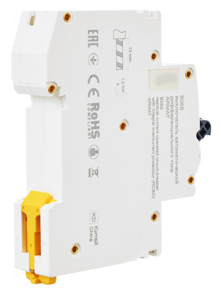 ARMAT АВДТ B06S 1P+NP C20 30мА тип AC (18мм) IEK