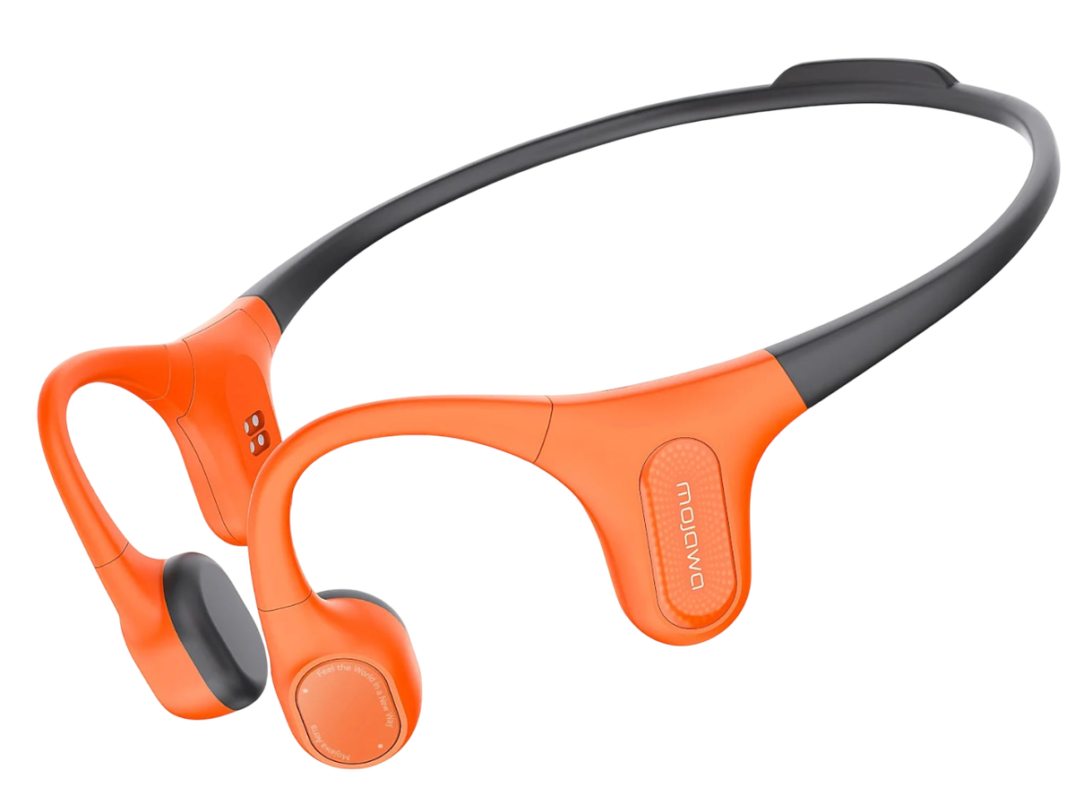 Гарнитура беспроводная Mojawa Aerra Activa ENC, Bluetooth (с шумоподавлением), накладные, черно-оранжевый, MA-BO-GL-01