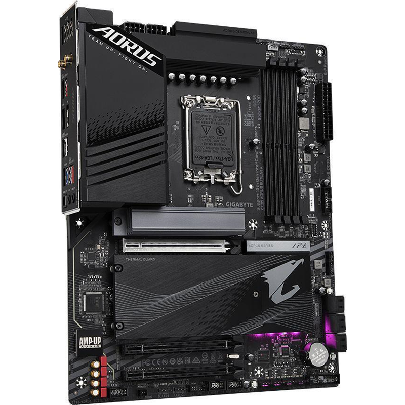 Материнская плата/ MB GIGABYTE INTEL Z790 s1700, 4xDDR5(192GB), HDMI 2.0/DP, 1xPCIe 5.0x16, 1xPCIe 4.0x16, 1xPCIe 3.0x16, 1xLAN (2.5GbE), Wi-Fi, BT, 6xSATA 6Gb/s, 4xM.2, 1xUSB-C, 5xUSB 3.2, 4xUSB 2.0, ATX
