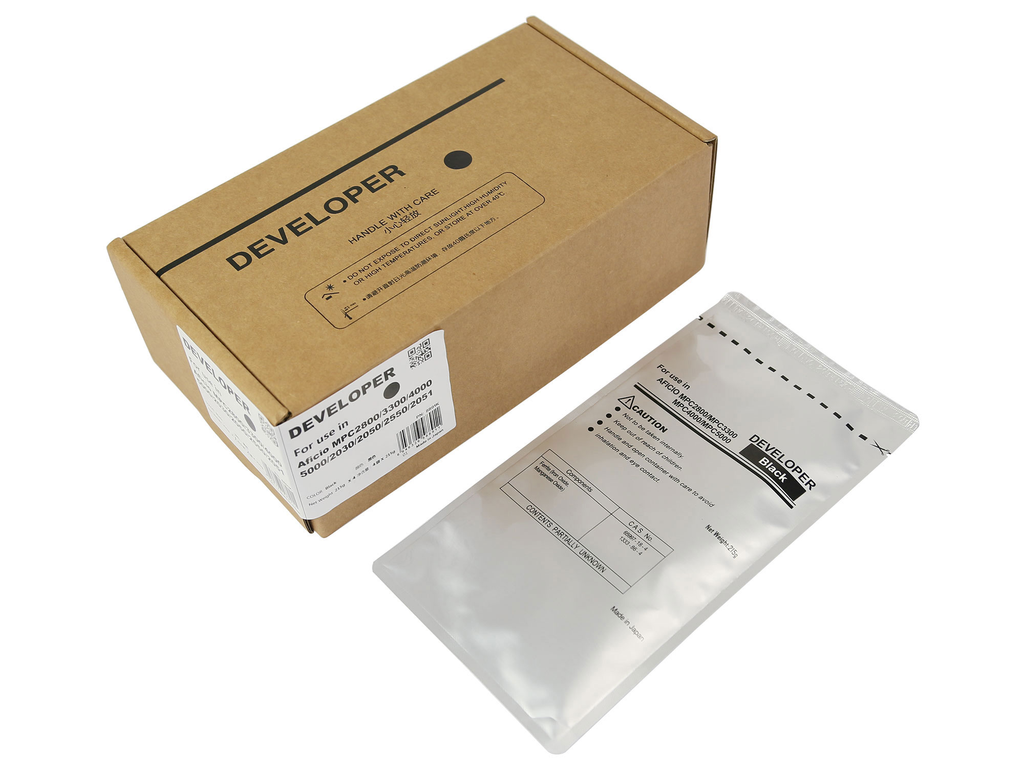 Тонеры и девелоперы Девелопер для RICOH Aficio MPC2800/3300/2030/2550/2051/2551 (CET) Black, 215г, 240000 стр., CET8891K