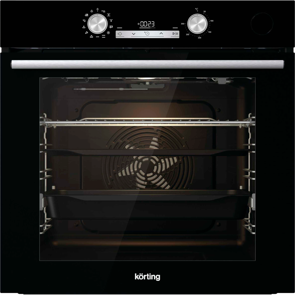 Korting OKB 8972 EN ST Встраиваемый духовой шкаф Korting/ 60 см, встраиваемый духовой шкаф, 77 л, очистка  паром, 12 реж