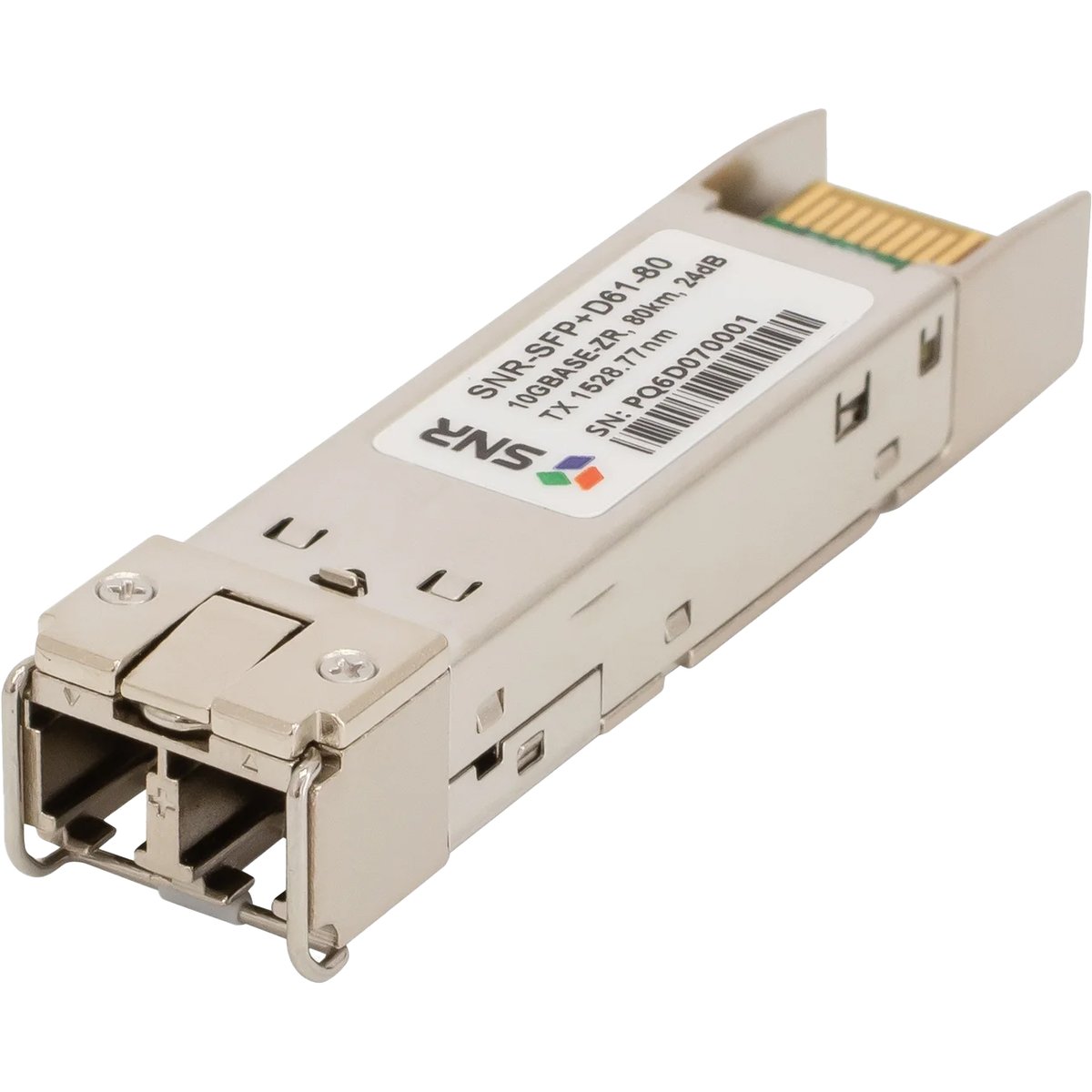 SNR-SFP+D61-80 Модуль SFP+ DWDM оптический, дальность до 80км (24dB), 1528.77нм