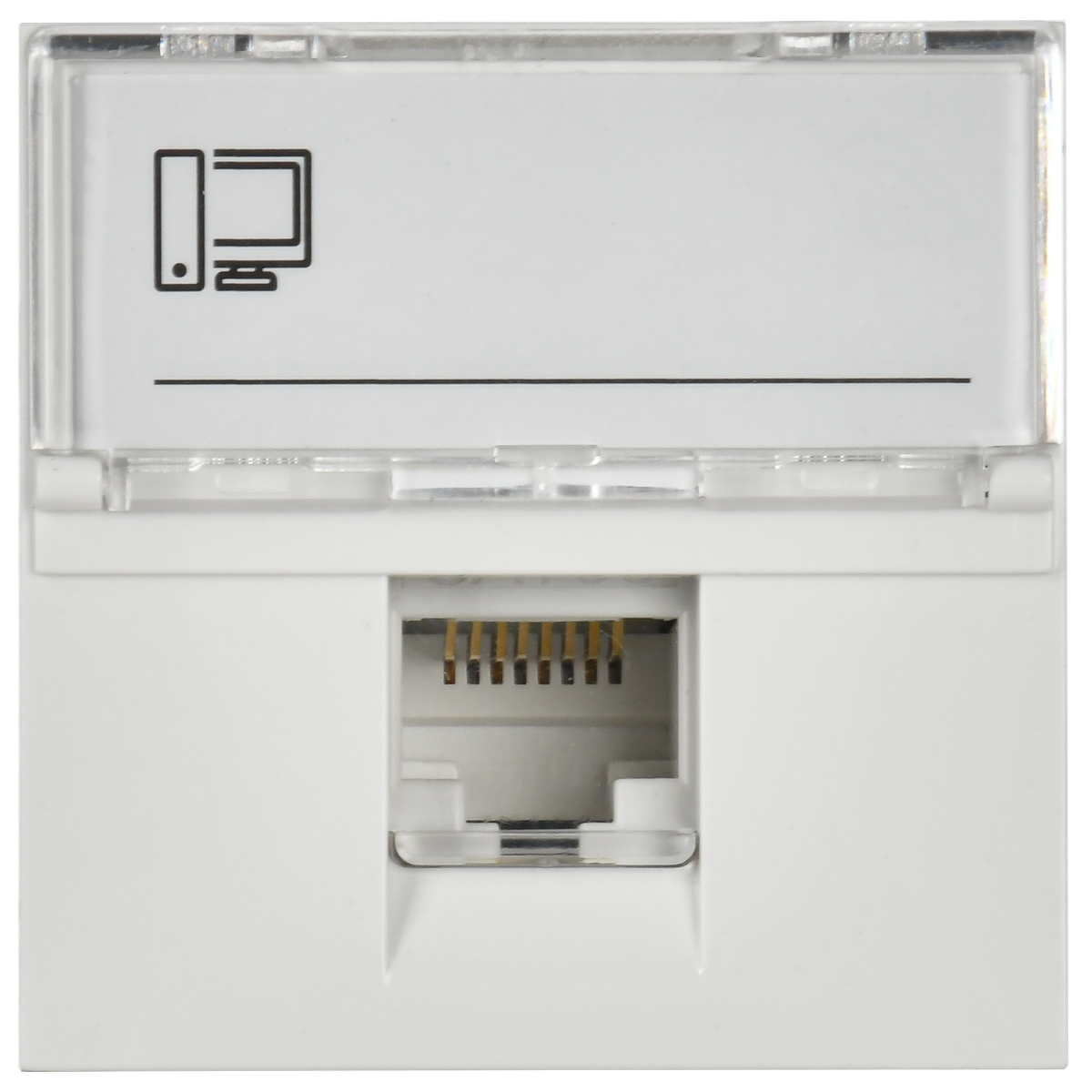 PRIMER РКИ-20-00-П-6 Розетка RJ45 кат.6 (2 мод.) бел. IEK