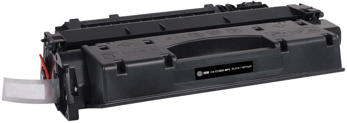 -/ Картридж лазерный Cactus CS-CF280X-MPS CF280XX черный (13000стр.) для HP LJ Pro 400/M401/M425