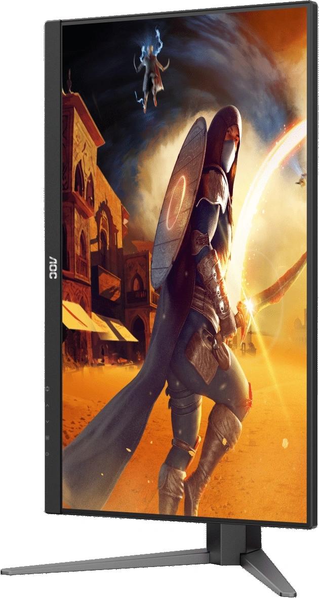 AOC Q27G4/D 27" 2560x1440, IPS, 200Hz, 80M:1, 250cd, 0.3 ms, HDMI 2.0, DisplayPort 1.4, Height adj 130, pivot, VESA 100, 3Y, Black/Red