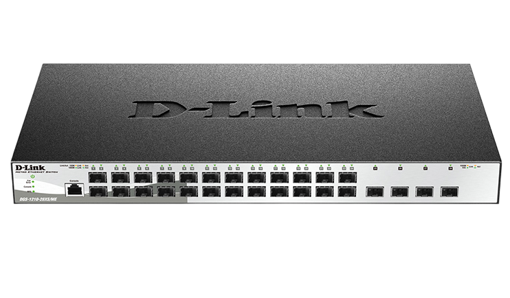 Управляемый L2 коммутатор/ Управляемый L2 коммутатор, 24x1000Base-X SFP, 4x10GBase-X SFP+, CLI, консольный порт RJ-45, RPS, поддержка Dying Gasp