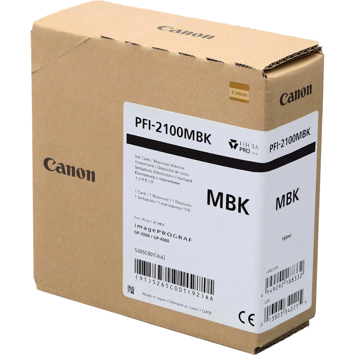 Canon 5265C001 Картридж/  CANON  INK  PFI-2100 MBK