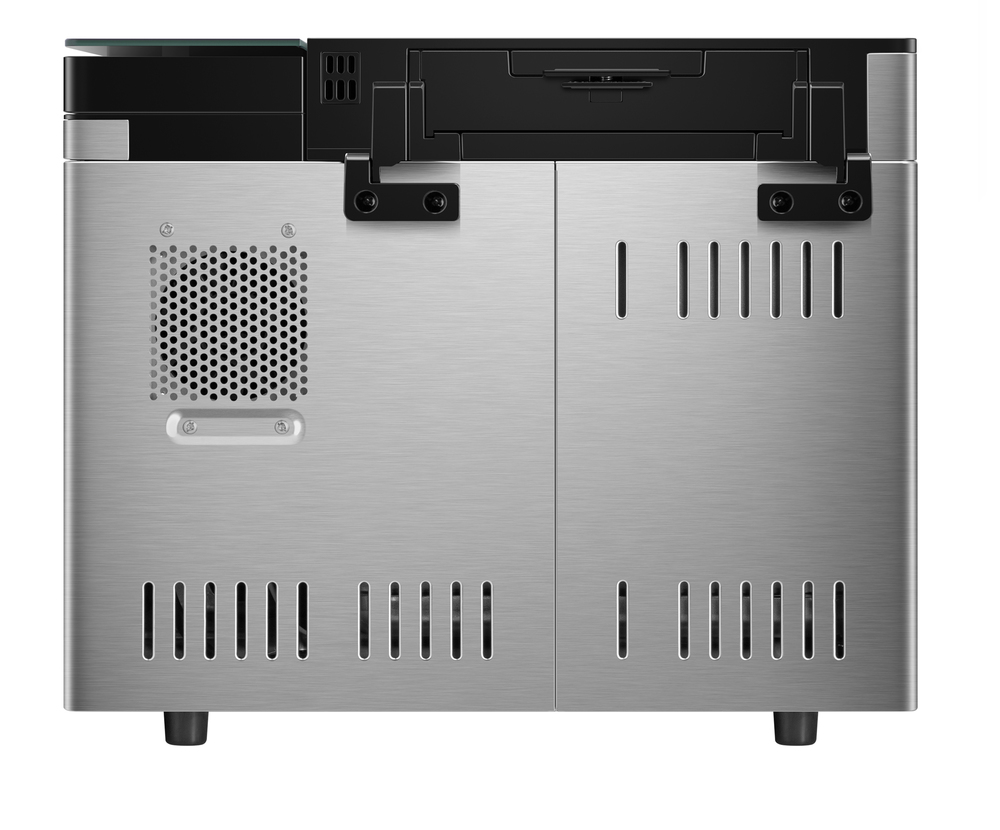 Хлебопечь MAUNFELD/ Хлебопечка MAUNFELD MBM-900DSS, 13 программ, масса выпечки до 900 гр, 3 степени прожарки, отсрочка старта, поддержание температуры, диспенсер для ингридиентов, пауза, съемная форма, антипригарное покрытие, цвет нер. сталь