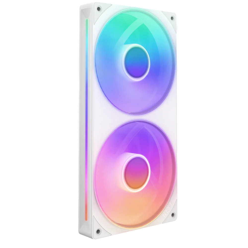 Кулер NZXT RF-U24HF-W1, 120мм, PWM, RGB, 2400RPM, белый