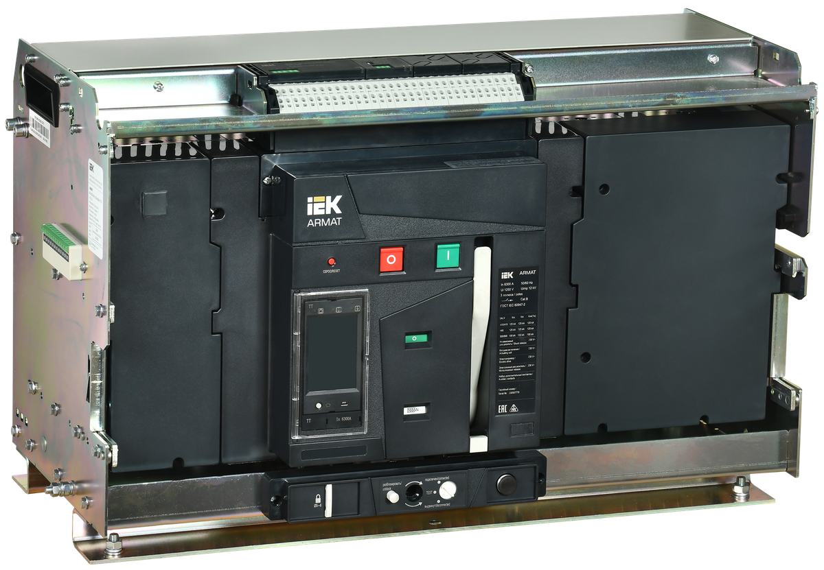 ARMAT AR-A6V TT63 3P W HR Выключатель автомат. с акс. IEK