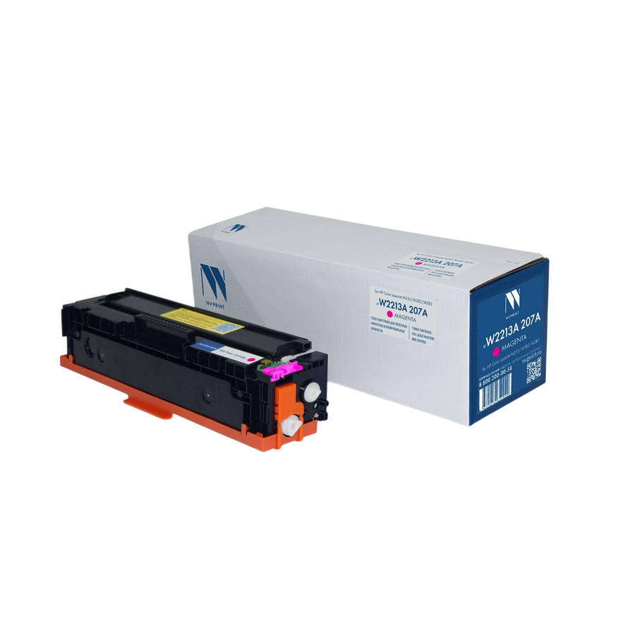Картридж лазерный NVPrint совместимый NV-W2213A 207A Magenta для HP Color LaserJet M255/M282/M283 (1250k) до версии fw20220729