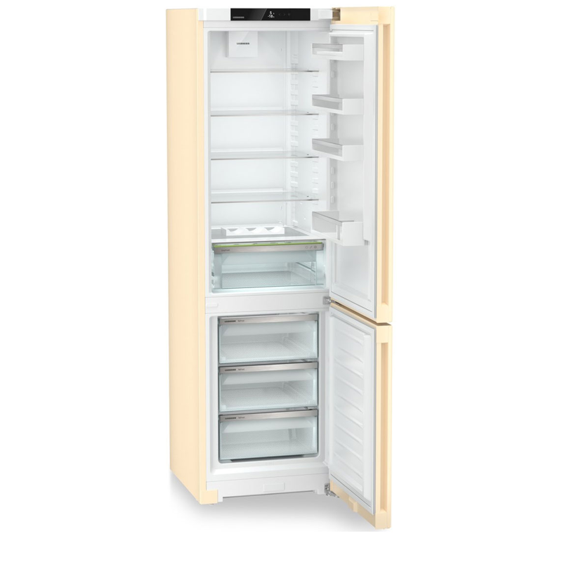 Холодильники LIEBHERR/ Pure, EasyFresh, МК NoFrost, 3 контейнера МК, в. 201,5 см, ш. 60 см, г. 67.5 см, класс ЭЭ A, внутренние ручки, бежевый цвет
