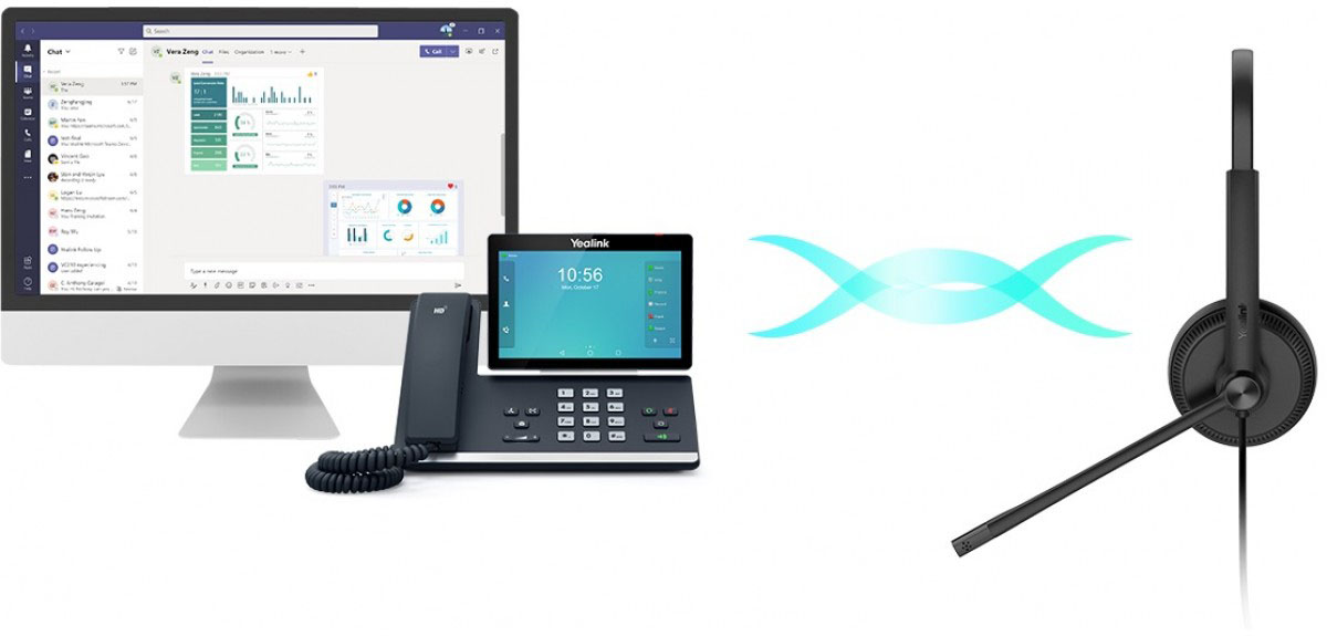 Гарнитура проводная/ Yealink UH34 Lite Dual UC [1308049]