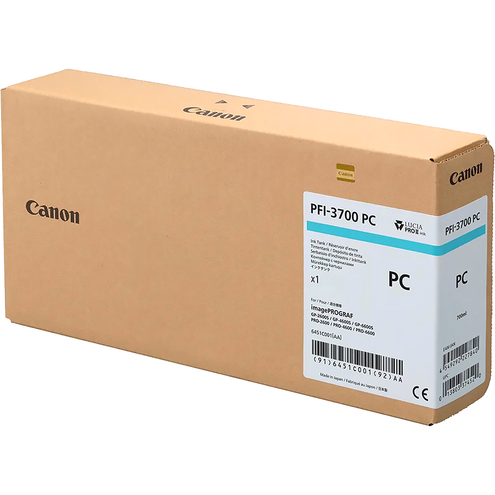 Картридж Canon PFI-3700 Photo Cyan