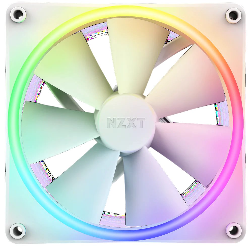 Кулер NZXT RF-D14SF-W1, F140 RGB Duo, 140мм, PWM