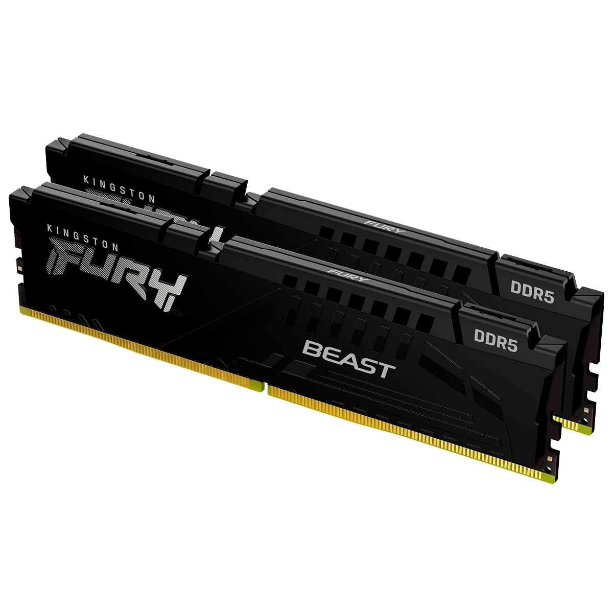 Память оперативная/ Kingston 16GB 5200MT/s DDR5 CL40 DIMM (Kit of 2) FURY Beast Black XMP