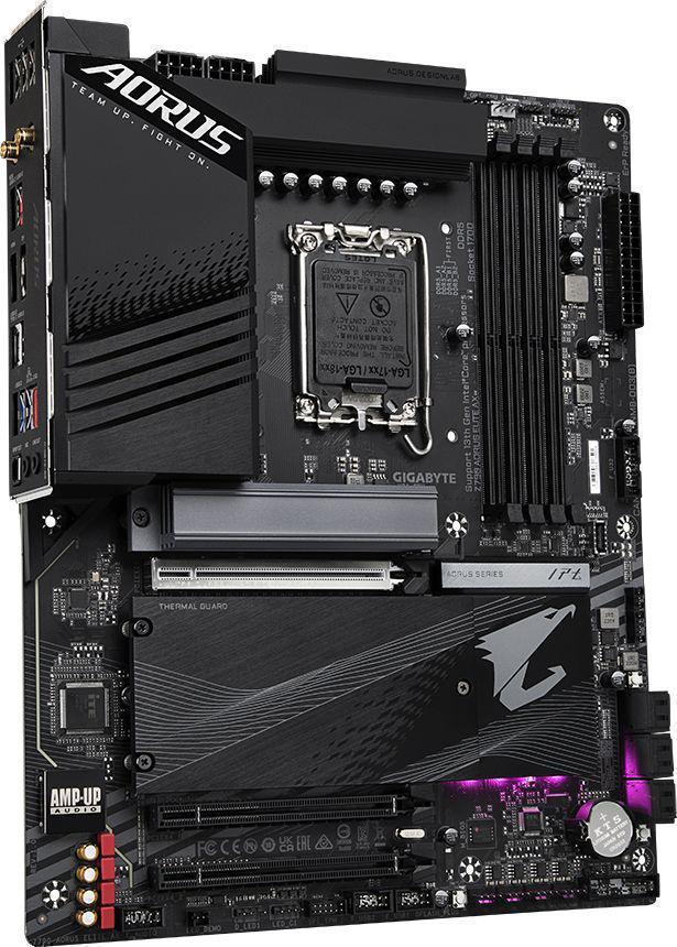 Материнская плата/ MB GIGABYTE INTEL Z790 s1700, 4xDDR5(192GB), HDMI 2.0/DP, 1xPCIe 5.0x16, 1xPCIe 4.0x16, 1xPCIe 3.0x16, 1xLAN (2.5GbE), Wi-Fi, BT, 6xSATA 6Gb/s, 4xM.2, 1xUSB-C, 5xUSB 3.2, 4xUSB 2.0, ATX