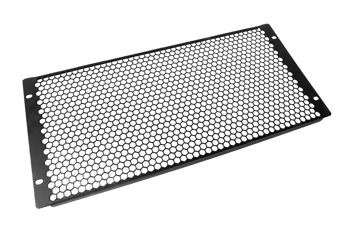 ФП-5.4-9005 Фальш-панель ЦМО перфорированная 19" 5U 2215х4826 мм (ВхШ) плоская для шкафов сталь цвет: чёрный