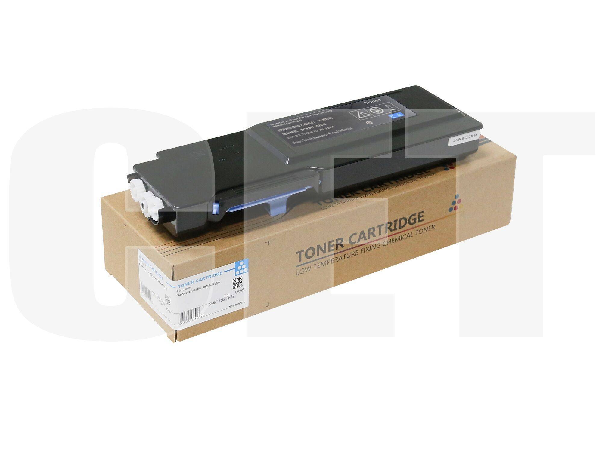 Тонер-картридж для XEROX VersaLink C400/405 Cyan (CPT) 100г, 8000 стр. (106R03534/CT202575) CET