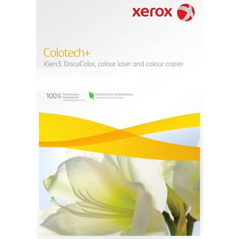 Бумага XEROX Colotech Plus 170CIE, 160г, A4, 250 листов (в кор. 5 пач.) (!см. также 003R94656) (003R98852)