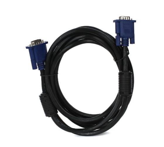 Кабель монитор-SVGA card (15M-15M) 3.0м 2 фильтра VCOM <VVG6448-3M>