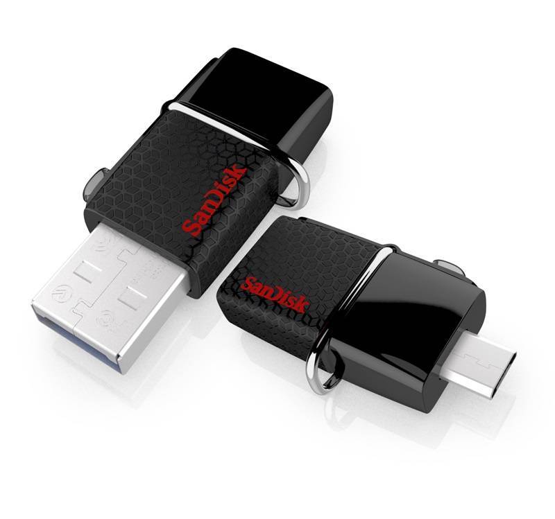 SanDisk Ultra Dual <SDDD2-016G-GAM46> USB3.0/USB micro-B OTG Flash  Drive 16Gb (RTL)