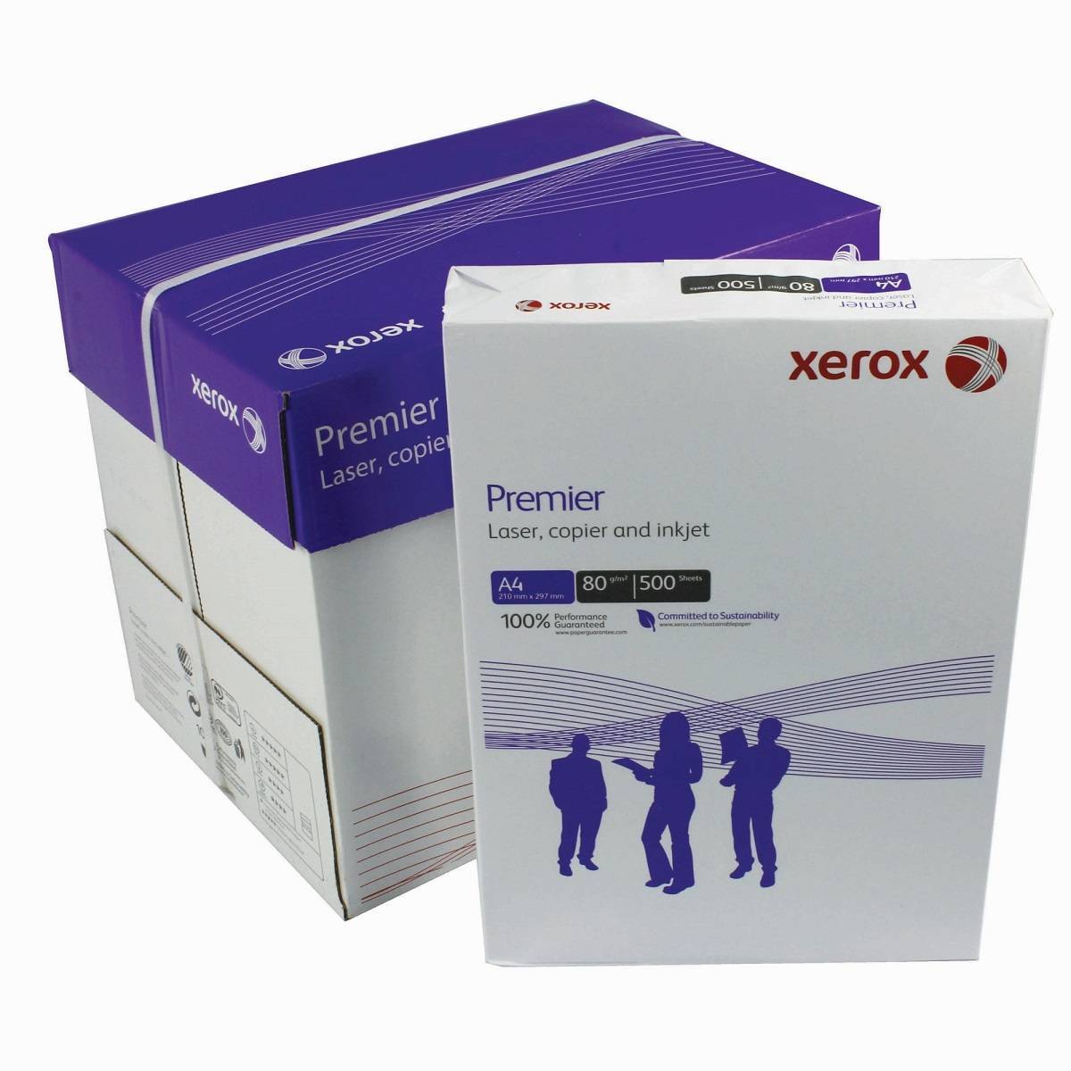 XEROX 003R91720 (5 пачек по 500 л.) Бумага A4 PREMIER, 80г/м2, 210x297mm (отпускается коробками по 5 пачек в коробке)