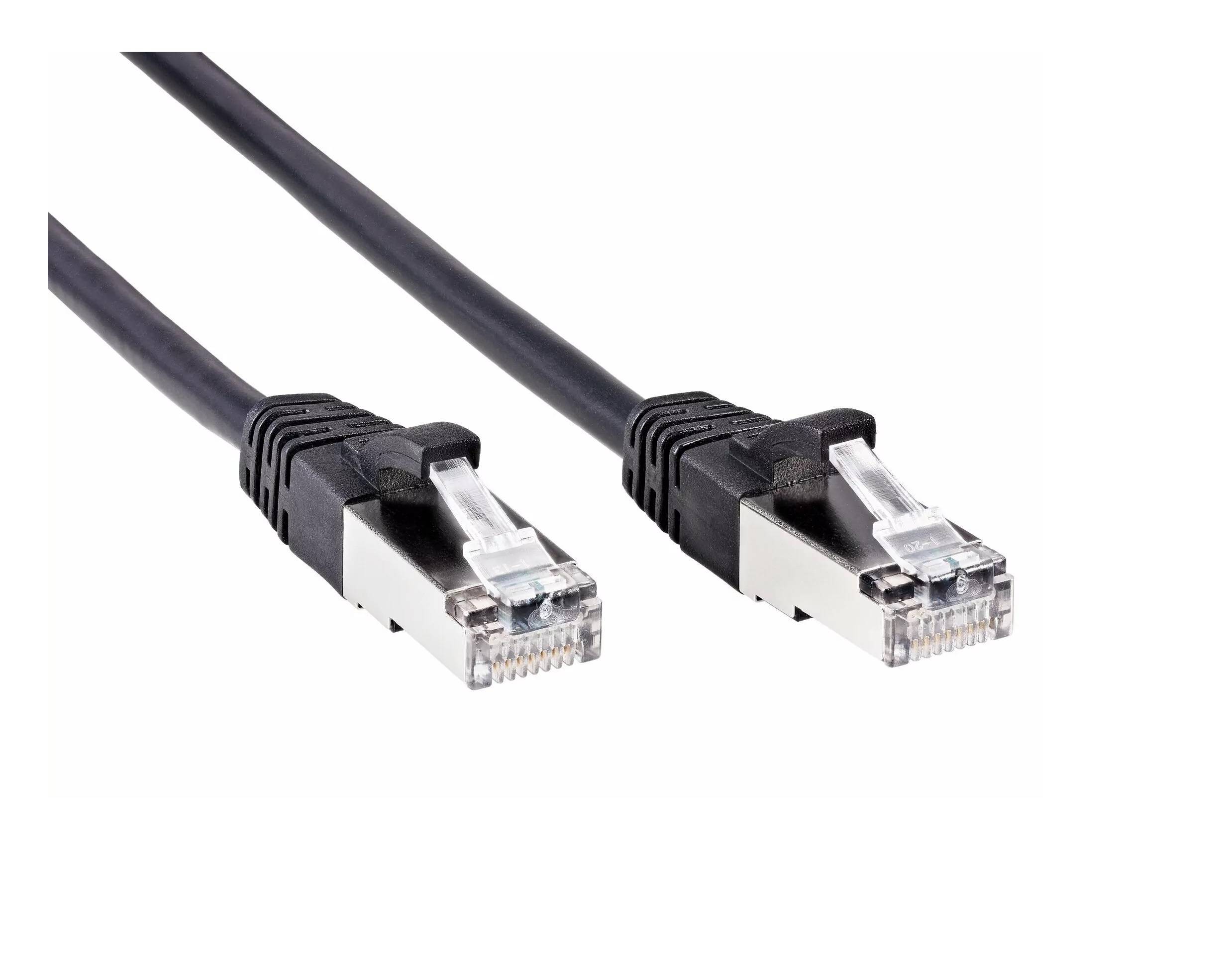 Патчкорд литой iOpen FTP кат.5e (7/0.16) черный 1m <ANP522B-BK-1M>