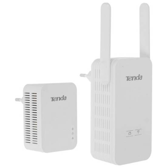 Tenda PH5 Набор PowerLine адаптеров, 1000 Мбит/с, в комплекте - 2 шт (P3, PA6), Wi-Fi 2.4 ГГц 300 Мбит/с