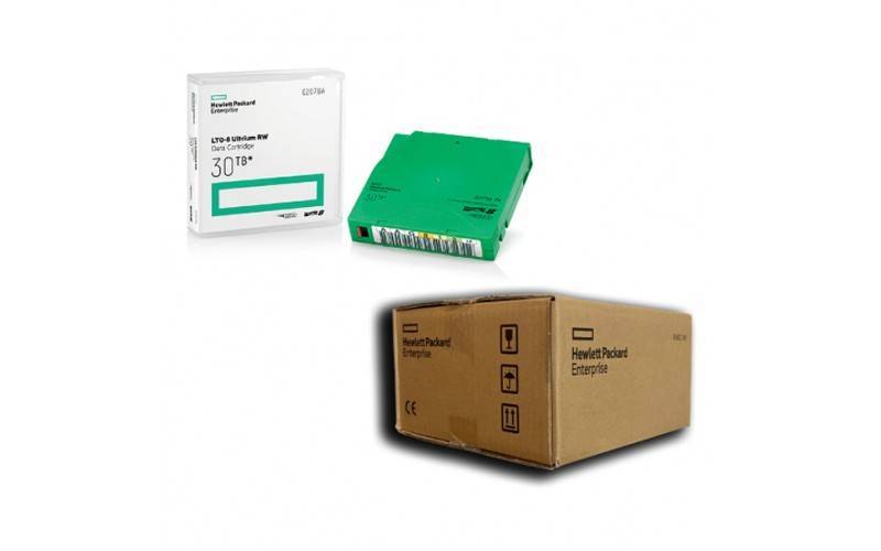 HPE Ultrium LTO8 30TB bar code non custom labeled cartridge 20 pack (for libraries & autoloaders; incl. 20 x Q2078L) analog Q2078AL (Q2078AN)
