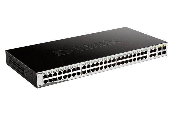 D-Link DGS-1052/A3A Неуправляемый коммутатор с 48 портами 10/100/1000Base-T и 4 комбо-портами 100/1000Base-T/SFP