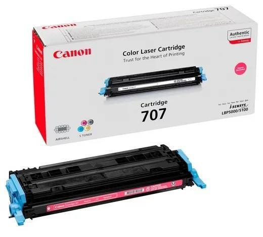Картридж CANON 707 M пурпурный  2000 стр