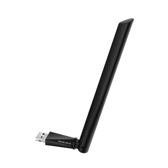 Сетевой адаптер WiFi USB Mercusys MA14H, Wi-Fi 6 AX300 высокого усиления