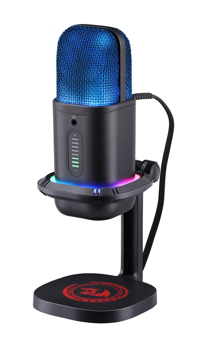 Redragon Игровой стрим микрофон Echowave GM305 USB,омнидир/кардиоид,подсветка