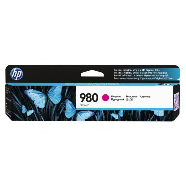 Картридж HP 980 Magenta для Officejet Enterprise Color SFP X555 MFP X585 (6600 стр) ( D8J08A )