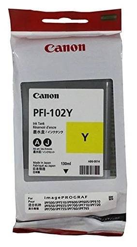 Оригинальный картридж Canon PFI-102Y (0898B001)