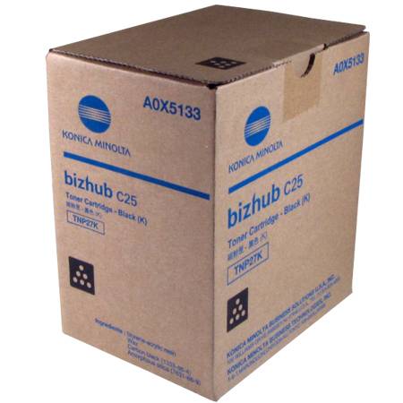 Тонер Konica-Minolta bizhub C25 черный TNP-27K A0X5153