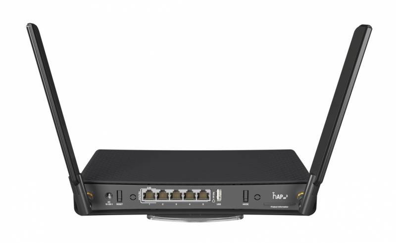 MikroTik C53UiG+5HPaxD2HPaxD Wi-Fi-маршрутизатор hAP ax3, 802.11aх, 2.4/5 ГГц, 1,78 Гбит/с, LAN 4x1 Гбит/с, 1x2,5 Гбит/с