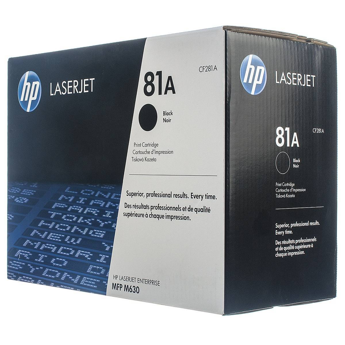 CF281A - Оригинальный лазерный картридж HP 81A, CF281A, LaserJet, M604, M605, M606, M630, Черный