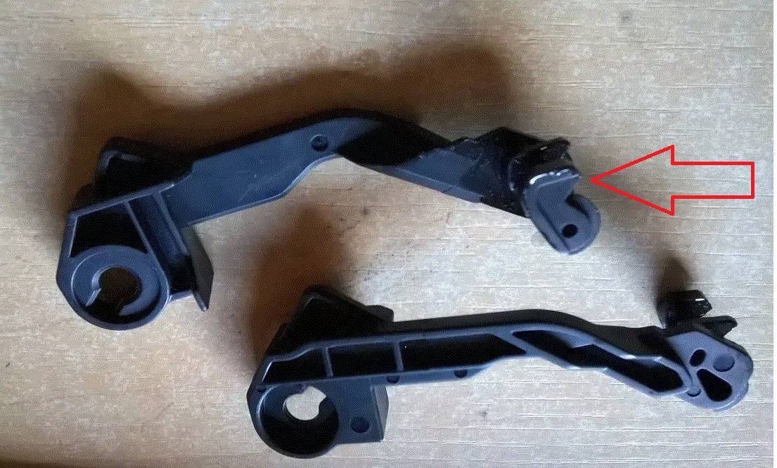 Рычаг печки левый HP LJ P1606/M1536 (RC2-9515) OEM