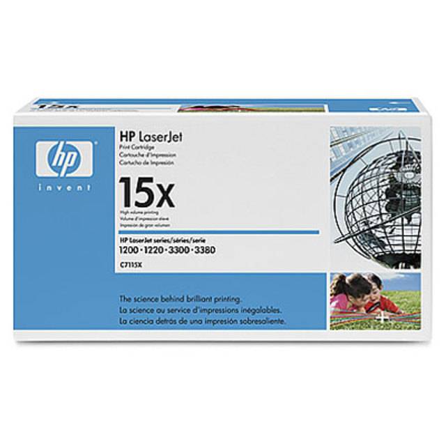 C7115X - Картридж лазерный HP C7115X, Черный, На 3500 страниц (5% заполнение) для HP LaserJet 1000w/1200/n/1220/33xx mfp