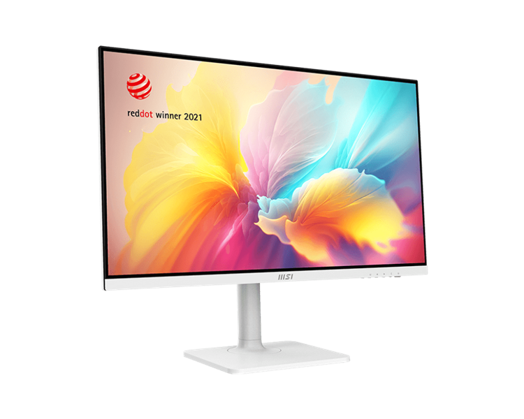 Монитор MSI Modern MD2712PW 27" 16:9 FHD(1920x1080) IPS Flat,1ms(MPRT),1000:1,100M:1,300nit,178/178,HDMI 1.4,USB-C,Speaker,Tilt,Swivel,Height,Pivot,VESA,100Hz,White(white (незначительное повреждение коробки)