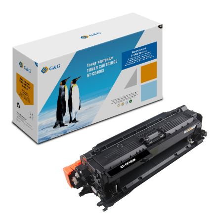Картридж Cartridge G&G 507X для HP CLJ M551/M575/M570; Canon LBP7780 с чипом 11000стр.  аналог CE400X  гарантия 36 мес.