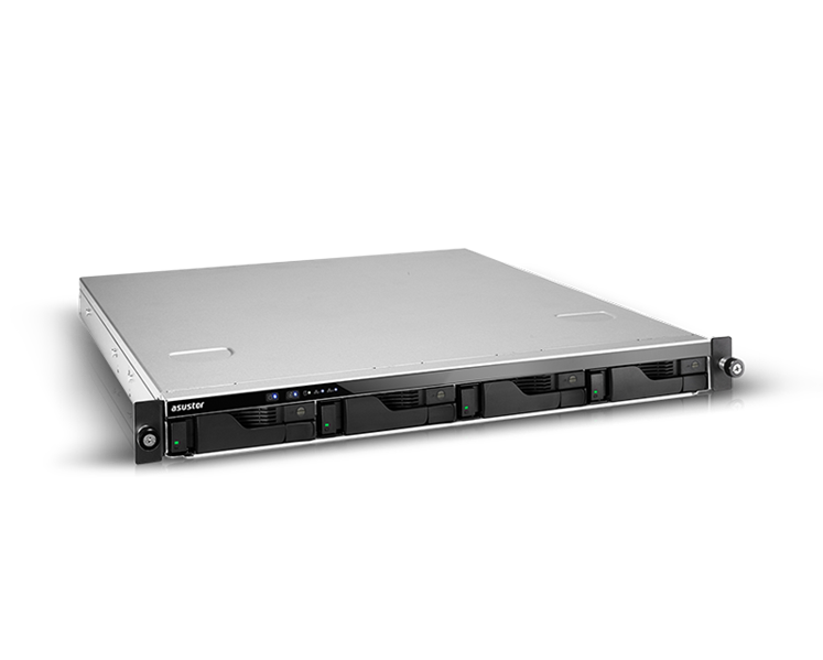 Сетевой накопитель ASUSTOR AS6504RS 4Bay/Intel Atom C3538, 2.1GHz/8Gb DDR4/noHDD,LFF(HDD,SSD),/2x1GbE(LAN)/4xUSB3.2; 90IX01G0-BW3S00