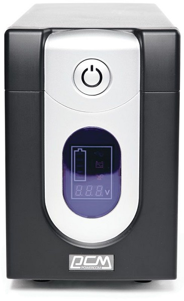 Источник бесперебойного питания Powercom Back-UPS IMPERIAL, Line-Interactive, 1200VA/720W, Tower, 6*IEC320-C13 (2 surge & 4 batt), LCD, USB (507311)