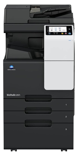 МФУ Konica Minolta bizhub C257i (МФУ, A3, 25 стр/мин, без крышки и ADF, без тумбы, без картриджей, запуск только инженером платно) (незначительное повреждение коробки)