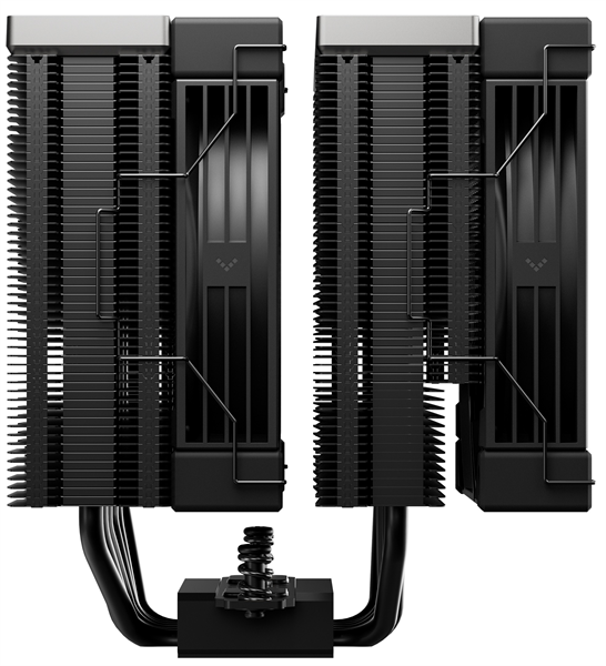 Кулер для процессора DEEPCOOL AK620 G2 LGA1851/1700/1200/115X/AM5/AM4 (8шт/кор, TDP 260W, PWM, DUAL Fan 120mm, 6 тепл. трубок, Copper Base, Wood-grain top cover, черный) RET (R-AK620G2-BKNNMN-GJD)