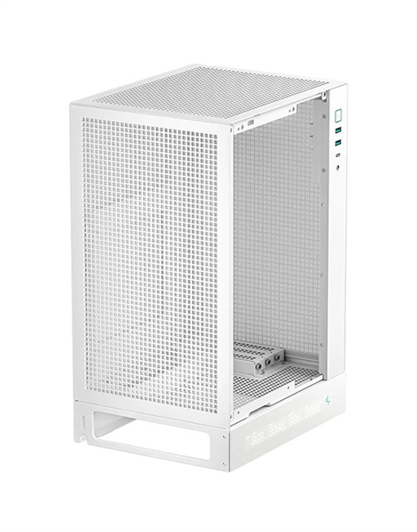 Корпус Deepcool CH170 DIGITAL WH без БП, белый, MINI-ITX (R-CH170-WHNPI0D-G-1)