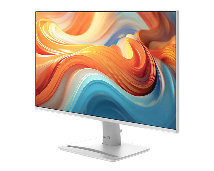 Монитор MSI PRO MP243W E14 23.8" 16:9 FHD(1920x1080) IPS Flat,4ms(GTG),1500:1,100M:1,300nit,178/178,HDMI, DP, Speaker,Tilt,VESA,144Hz,White,1y war-ty